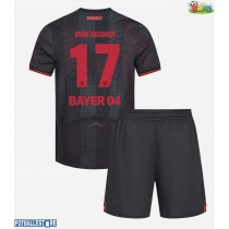 Bayer Leverkusen Eliesse Ben Seghir #17 Hjemmedraktsett Barn 2025-26 Kortermet (+ Korte bukser)